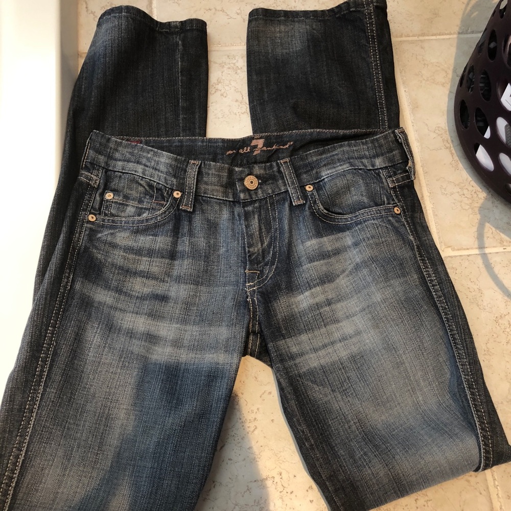 7 For All Mankind (Kate) straight leg jeans - 26